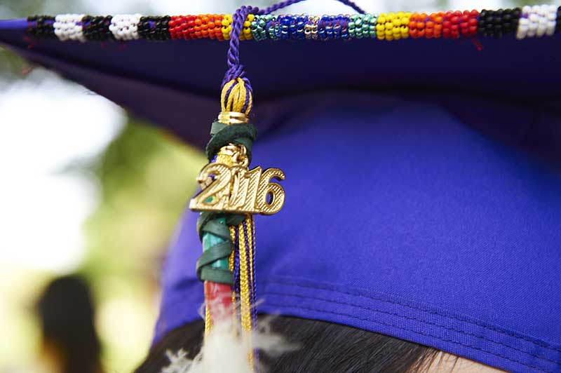 graduation close up