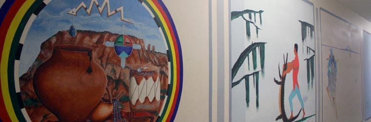 Murals of Native American art